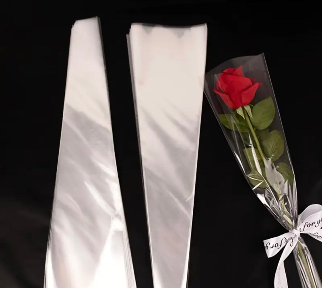 Transparent Single Flower Sleeve