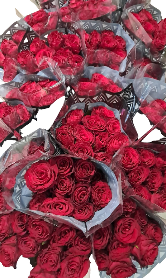 40 Madam Red Roses